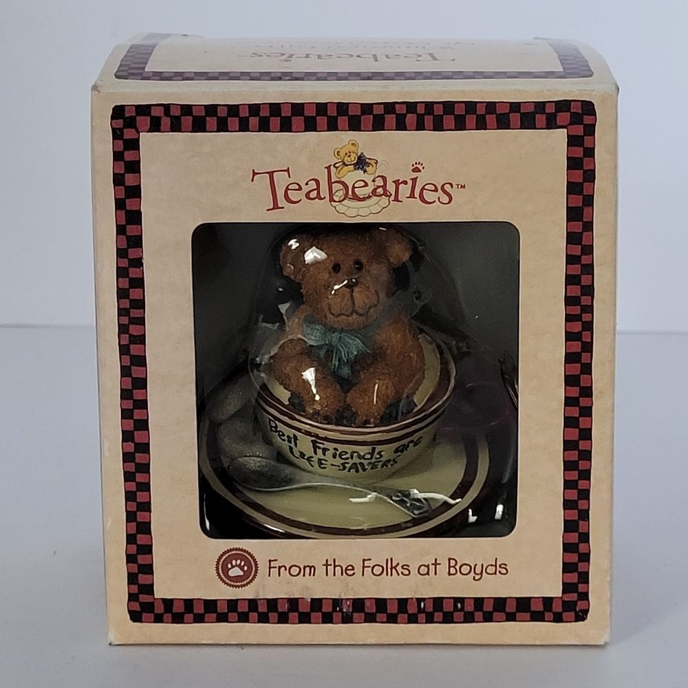 2003 Boyds Bears Teabearies "Best Friends" Figurine